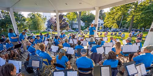 2026-08-07 Maine Pops Concert Band Performance - Bath Library Park Gazebo