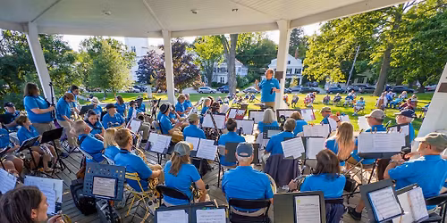 2026-08-07 Maine Pops Concert Band Performance - Bath Library Park Gazebo