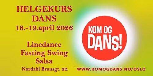 HELGEKURS DANS 18.-19.april