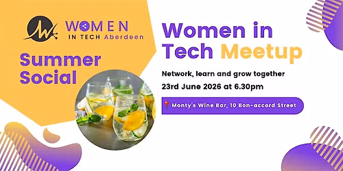 Summer Social: Women in Tech Aberdeen Meet-up