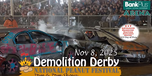 Demolition Derby 2025 - National Peanut Festival