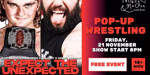 POP-UP WRESTLING \ud83d\udea8 Mat Earth Society is back!