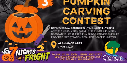 7 Nights of Fright - NIGHT 3: Pumpkin Carving Contest