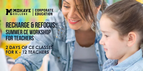 RECHARGE AND REFOCUS: Summer CE Workshop for Teachers