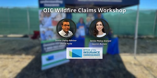 OIC Wildfire Claims Workshop Series