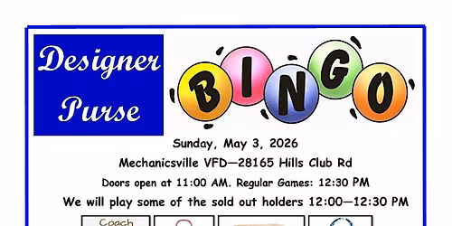 Designer Purse Bingo