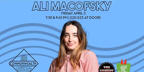 ALI MACOFSKY presented by Commonwealth Comedy Club