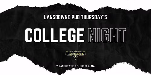 College Night @ Lansdowne Pub