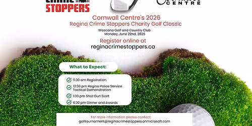 Regina Crime Stoppers 22nd Annual Golf Tournament 