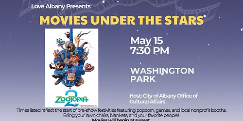 Movies Under the Stars - Zootopia 2
