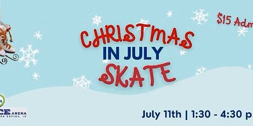 Christmas in July Skate - ImOn Ice Cedar Rapids