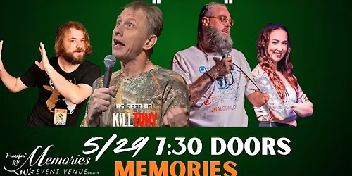 Stand Up Comedy @ Memories ( Frankfort, KY )