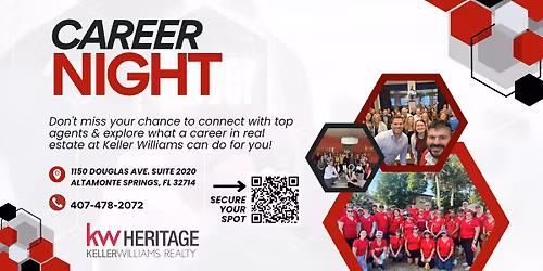 Career Night at Keller Williams Heritage Realty \u2728