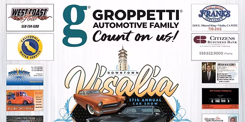Downtown Visalia Lions Car Show 