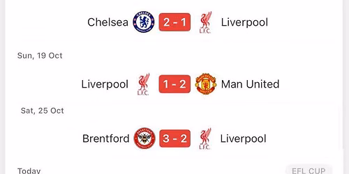 Liverpool Vs Crystal Palace 