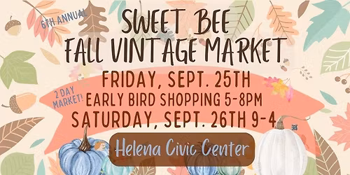 Early Bird VIP Sip & Shop - Fall Vintage & Makers Market