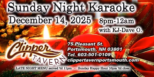 Clipper Tavern Sunday Karaoke