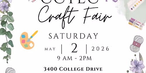 CCTEC Spring Craft Fair 2026