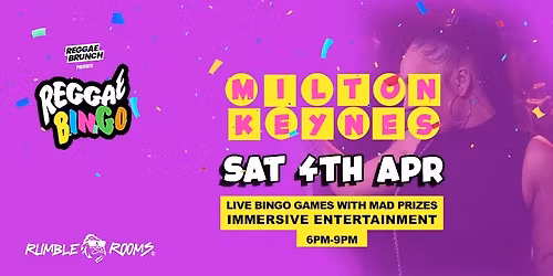 Reggae Bingo - Milton Keynes - Sat 4th Apr