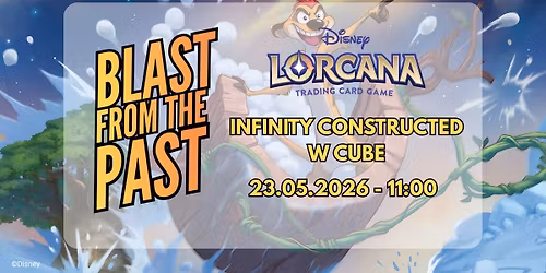Lorcana Infinity Blast From The Past w Cube