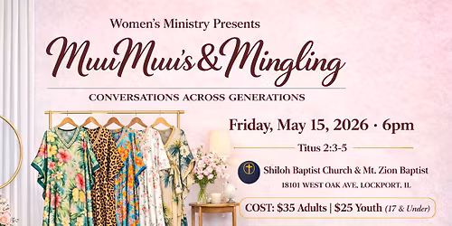 Shiloh's Women's Ministry Presents MuuMuu's & Mingling