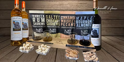 Savory, Sweet & Salty Rum, Bourbon and Whiskey Nuts paired with wine!