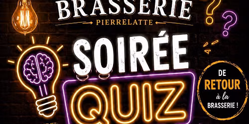 SOIR\u00c9E QUIZ LE RETOUR 