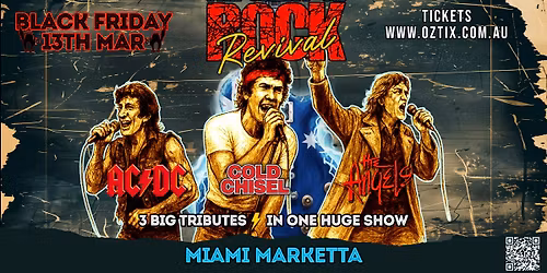 OZ ROCK REVIVAL \u2013 A Salute to AC\/DC, The Angels & Cold Chisel | Miami Marektta