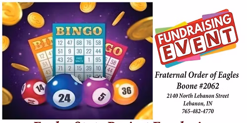 State Projects Bingo Fundraiser