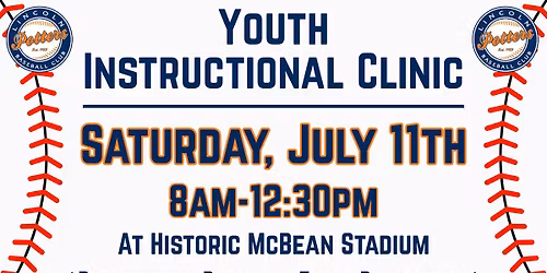Youth Instructional Clinic - Saturday, July 11th