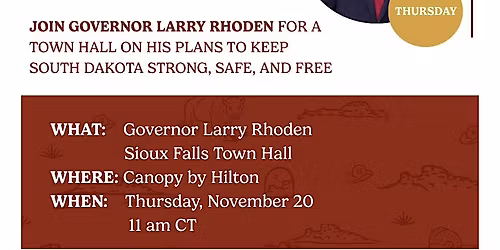 Gov. Rhoden Town Hall