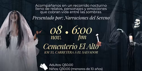 Noche de leyendas y aparecidos en Cementerio El Alto