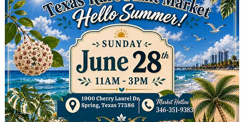 Hello Summer! Plant Market \ud83c\udf3f\ud83e\udeb4