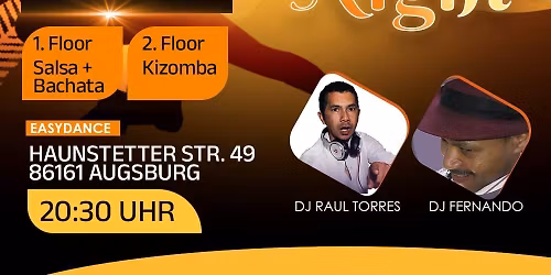 EASYDANCE HOT SALSA-BACHATA-KIZOMBA NIGHT AUF 2 AREAS