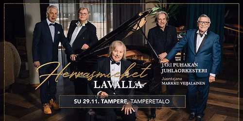Herrasmiehet lavalla, Tampere-talo, Tampere 29.11.2026