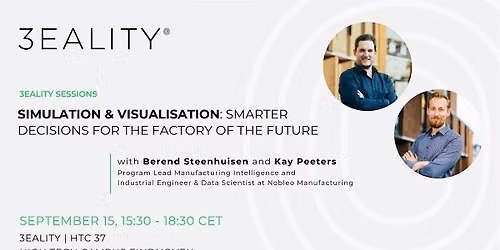 3EALITY Sessions | Simulation & Visualisation: The Factory of the Future