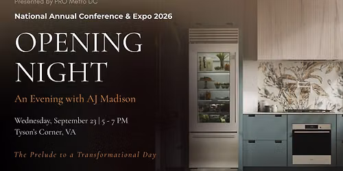 Opening Night - An Evening with AJ Madison