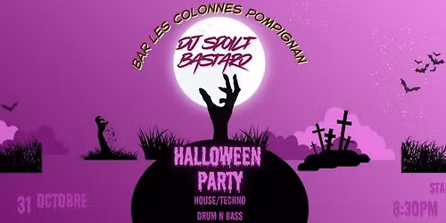 Halloween Party Dj Spoilt Bstrd \/ les Colonnes Pompignan (30)