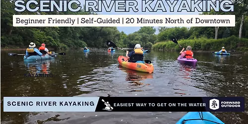 Scenic Milwaukee River Kayaking in Nature