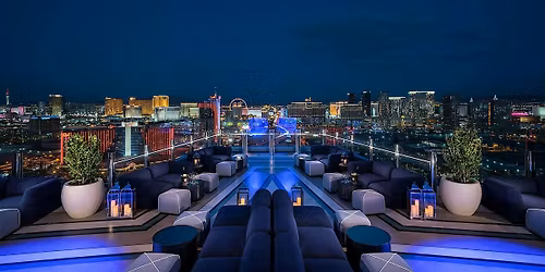 GHOST BAR ROOFTOP 55th floor (The Best Views in Las Vegas) [3\/20]