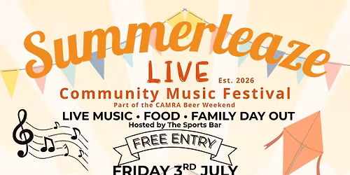 Summerleaze Live - Community Music Festival