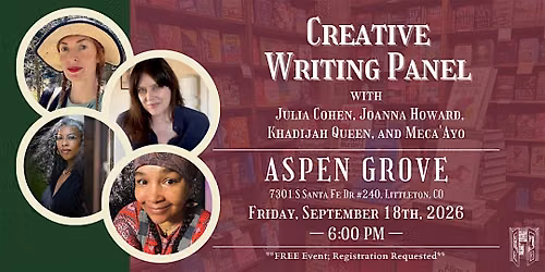 Free Creative Writing Panel at Tattered Cover Aspen Grove