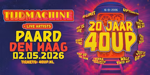 40UP Tijdmachine Tour - Paard Den Haag
