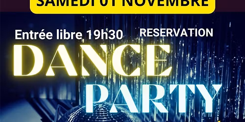 DISCO PARTY  Ann\u00e9es'80 \/ samedi 1er Novembre OPALMA POUSSAN