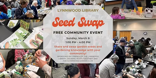 Seed swap at the Lynnwood Library