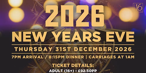 New Years Eve 2026 