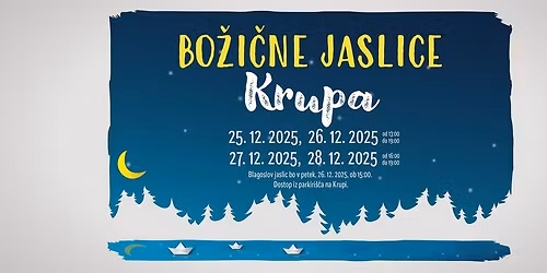 Bo\u017ei\u010dne jaslice na Krupi