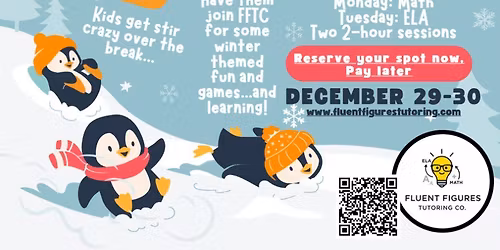 Winter Workshops (Elementary aged students)