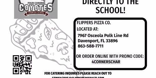 Spirit Night at Flippers Pizzeria