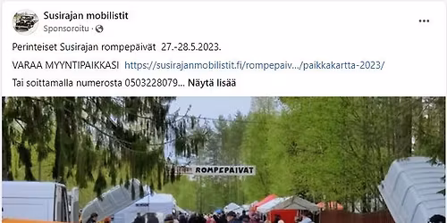 Susirajan Rompep\u00e4iv\u00e4t